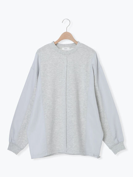 異素材切替スウェット（チャコールグレー/ライトベージュ/ＴＯＰグレー）｜SM2（エスエムツー）通販