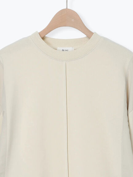 異素材切替スウェット（チャコールグレー/ライトベージュ/ＴＯＰグレー）｜SM2（エスエムツー）通販