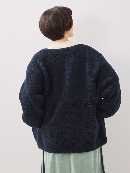 切替ボアジャケット（チャコールグレー/ネイビー/キナリ）｜SM2（エスエムツー）通販