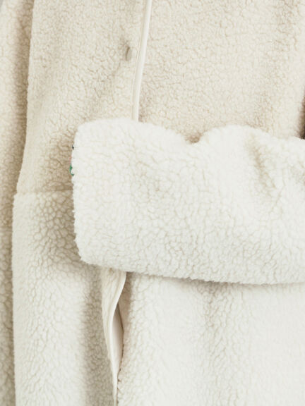 切替ボアジャケット（チャコールグレー/ネイビー/キナリ）｜SM2（エスエムツー）通販