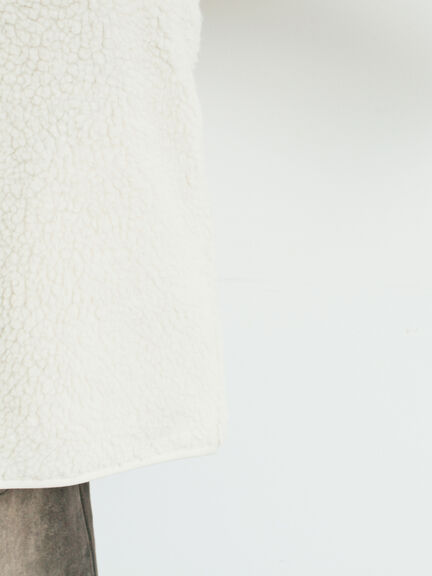 切替ボアジャケット（チャコールグレー/ネイビー/キナリ）｜SM2（エスエムツー）通販