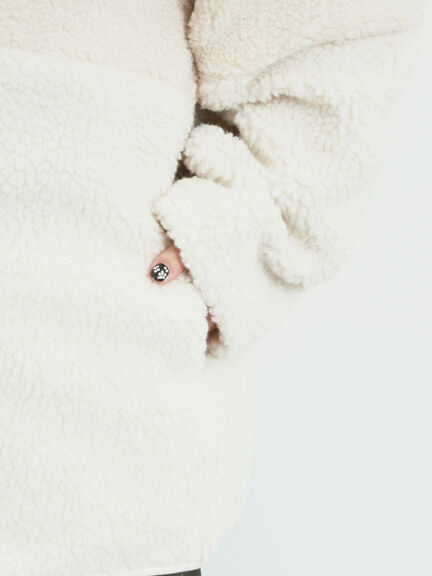 切替ボアジャケット（チャコールグレー/ネイビー/キナリ）｜SM2（エスエムツー）通販