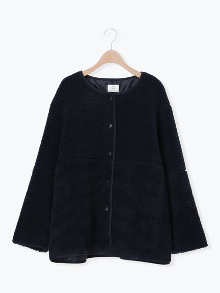 切替ボアジャケット（チャコールグレー/ネイビー/キナリ）｜SM2（エスエムツー）通販