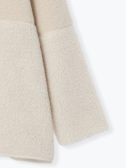 切替ボアジャケット（チャコールグレー/ネイビー/キナリ）｜SM2（エスエムツー）通販