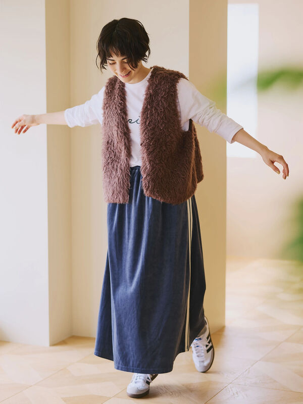 トグルニットベスト（ブラウン）｜SM2（エスエムツー）通販