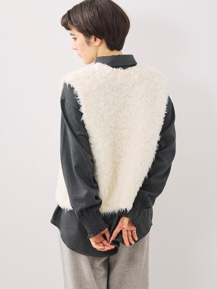 トグルニットベスト（グレー/ブラウン/キナリ）｜SM2（エスエムツー）通販