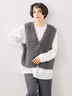 トグルニットベスト（グレー/ブラウン/キナリ）｜SM2（エスエムツー）通販