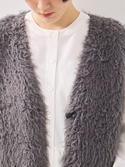 トグルニットベスト（グレー/ブラウン/キナリ）｜SM2（エスエムツー）通販