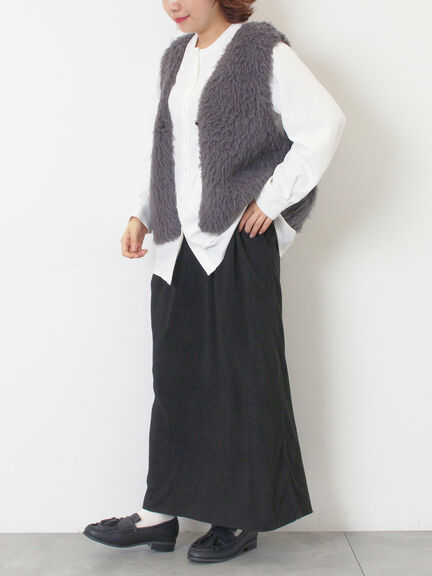 トグルニットベスト（グレー/ブラウン/キナリ）｜SM2（エスエムツー）通販