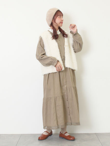 トグルニットベスト（グレー/ブラウン/キナリ）｜SM2（エスエムツー）通販