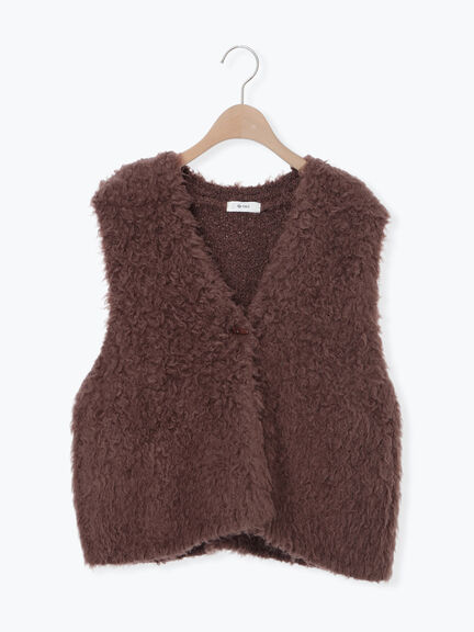 トグルニットベスト（グレー/ブラウン/キナリ）｜SM2（エスエムツー）通販