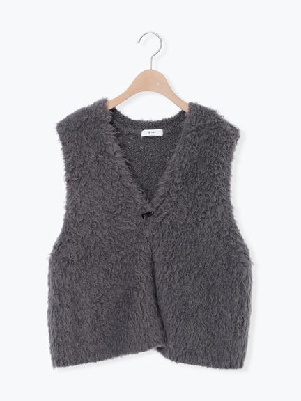 トグルニットベスト（グレー/ブラウン/キナリ）｜SM2（エスエムツー）通販