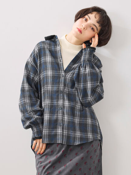 アソートフリルニット（オフホワイト/ブラック/ネイビー/キナリ）｜SM2（エスエムツー）通販