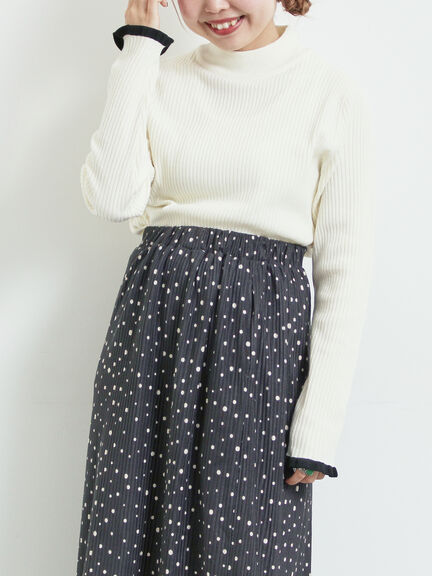 アソートフリルニット（オフホワイト/ブラック/ネイビー/キナリ）｜SM2（エスエムツー）通販