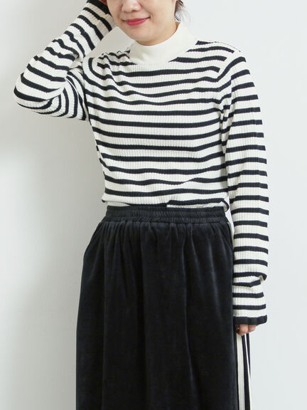 アソートフリルニット（オフホワイト/ブラック/ネイビー/キナリ）｜SM2（エスエムツー）通販