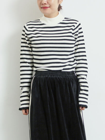 アソートフリルニット（オフホワイト/ブラック/ネイビー/キナリ）｜SM2（エスエムツー）通販