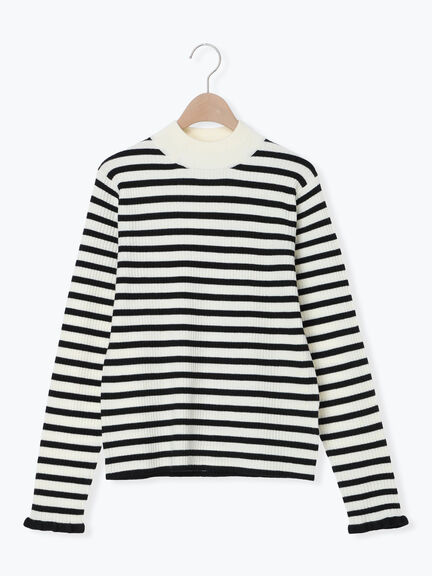 アソートフリルニット（オフホワイト/ブラック/ネイビー/キナリ）｜SM2（エスエムツー）通販