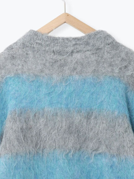 シャギーワイドボーダーニット（レッド/ベージュ/ブルー）｜SM2（エスエムツー）通販