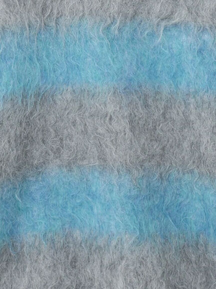 シャギーワイドボーダーニット（レッド/ベージュ/ブルー）｜SM2（エスエムツー）通販