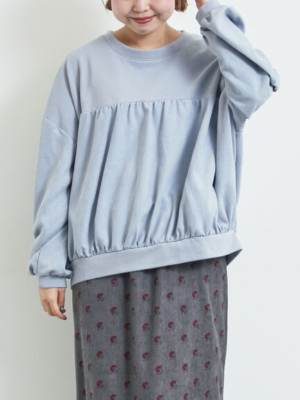 布帛切替裏毛プルオーバー（グレー/ブラウン/サックスブルー）｜SM2（エスエムツー）通販