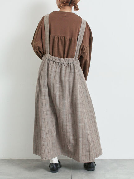 布帛切替裏毛プルオーバー（グレー/ブラウン/サックスブルー）｜SM2（エスエムツー）通販