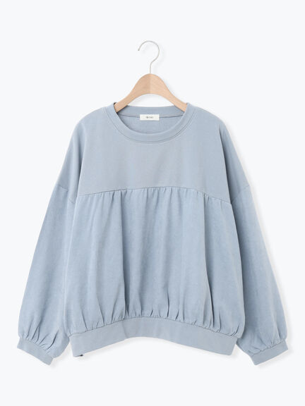 布帛切替裏毛プルオーバー（グレー/ブラウン/サックスブルー）｜SM2（エスエムツー）通販