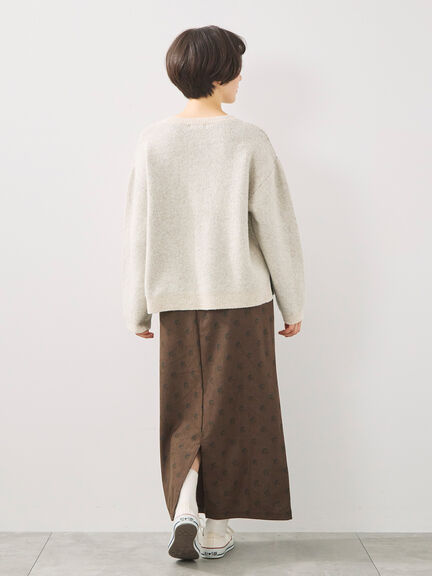 ロゴニットプルオーバー（グレー/チャコールグレー/モカ/ブルー/キナリ）｜SM2（エスエムツー）通販