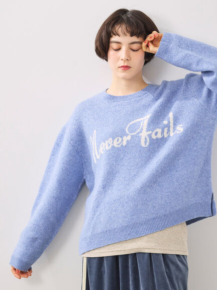 ロゴニットプルオーバー（グレー/チャコールグレー/モカ/ブルー/キナリ）｜SM2（エスエムツー）通販