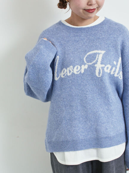 ロゴニットプルオーバー（グレー/チャコールグレー/モカ/ブルー/キナリ）｜SM2（エスエムツー）通販