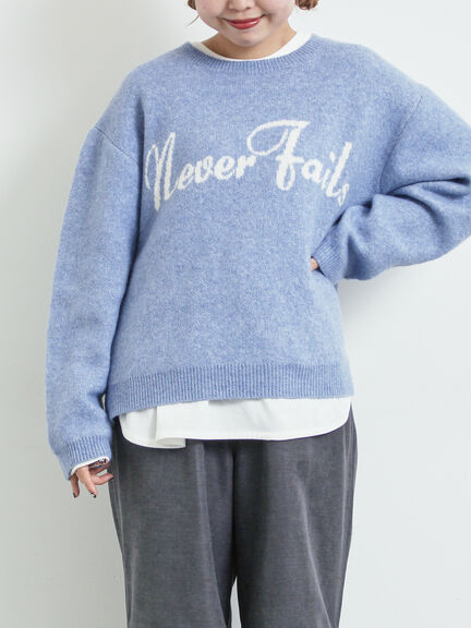 ロゴニットプルオーバー（グレー/チャコールグレー/モカ/ブルー/キナリ）｜SM2（エスエムツー）通販