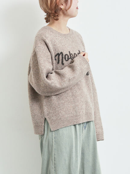 ロゴニットプルオーバー（グレー/チャコールグレー/モカ/ブルー/キナリ）｜SM2（エスエムツー）通販