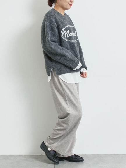 ロゴニットプルオーバー（グレー/チャコールグレー/モカ/ブルー/キナリ）｜SM2（エスエムツー）通販