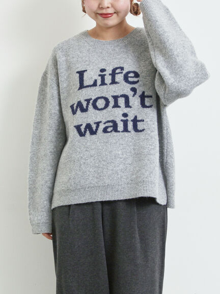 ロゴニットプルオーバー（グレー/チャコールグレー/モカ/ブルー/キナリ）｜SM2（エスエムツー）通販