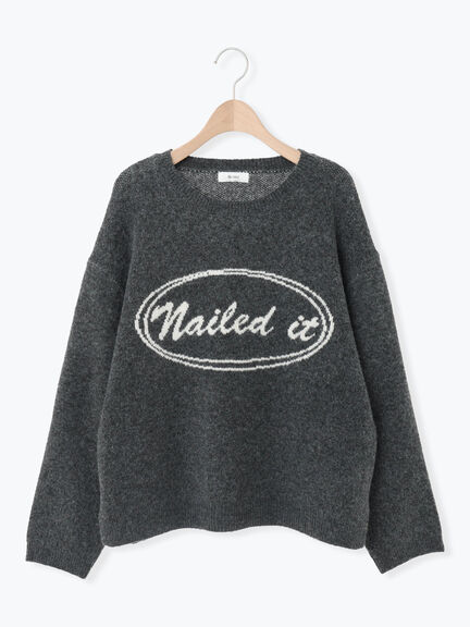 ロゴニットプルオーバー（グレー/チャコールグレー/モカ/ブルー/キナリ）｜SM2（エスエムツー）通販