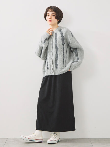 前後2wayジャカード柄ニット（グレー/ベージュ/ブルー）｜SM2（エスエムツー）通販