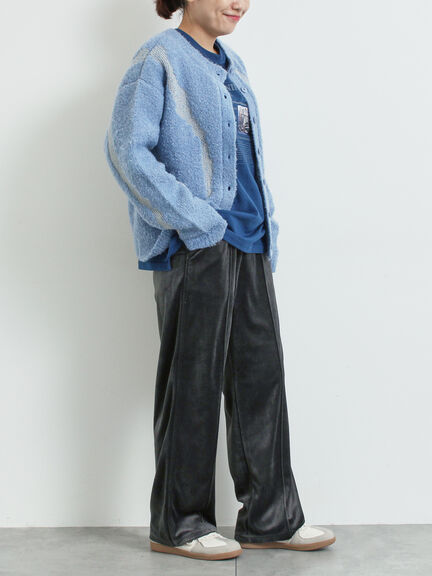 前後2wayジャカード柄ニット（グレー/ベージュ/ブルー）｜SM2（エスエムツー）通販