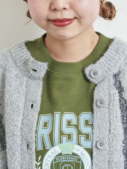 前後2wayジャカード柄ニット（グレー/ベージュ/ブルー）｜SM2（エスエムツー）通販