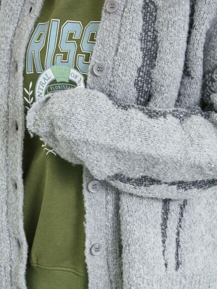 前後2wayジャカード柄ニット（グレー/ベージュ/ブルー）｜SM2（エスエムツー）通販