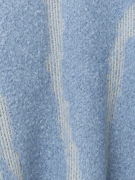 前後2wayジャカード柄ニット（グレー/ベージュ/ブルー）｜SM2（エスエムツー）通販