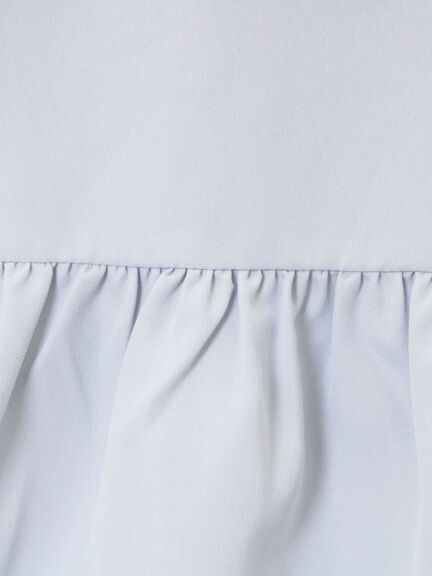 切替ギャザーブラウス（オフホワイト/ブラック/サックスブルー）｜SM2（エスエムツー）通販