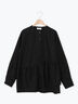 切替ギャザーブラウス（オフホワイト/ブラック/サックスブルー）｜SM2（エスエムツー）通販