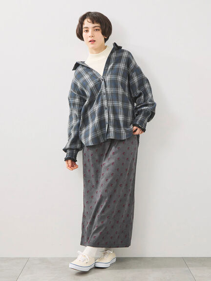 カットコールスカート（グレー/ブラック/ブラウン）｜SM2（エスエムツー）通販