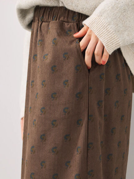 カットコールスカート（グレー/ブラック/ブラウン）｜SM2（エスエムツー）通販