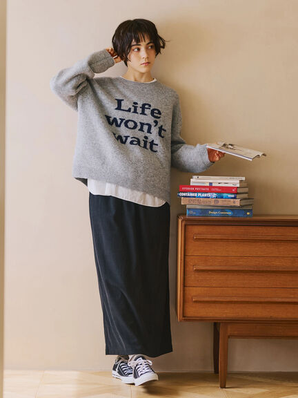 カットコールスカート（グレー/ブラック/ブラウン）｜SM2（エスエムツー）通販