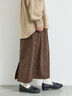 カットコールスカート（グレー/ブラック/ブラウン）｜SM2（エスエムツー）通販