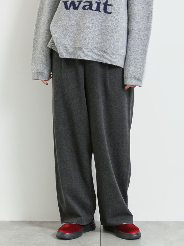 起毛カットツイルパンツ（チャコールグレー）｜SM2（エスエムツー）通販