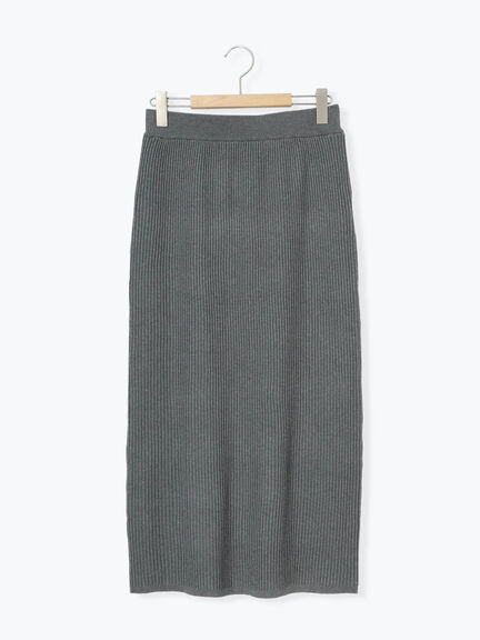 リブニットスカート（グレー/ブラック/ネイビー）｜SM2（エスエムツー）通販