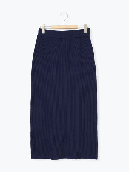 リブニットスカート（グレー/ブラック/ネイビー）｜SM2（エスエムツー）通販
