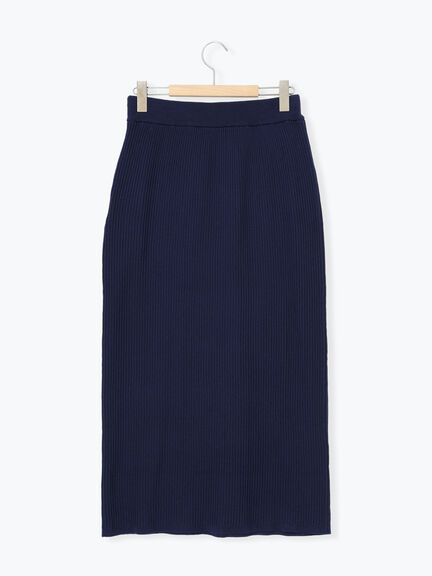 リブニットスカート（グレー/ブラック/ネイビー）｜SM2（エスエムツー）通販