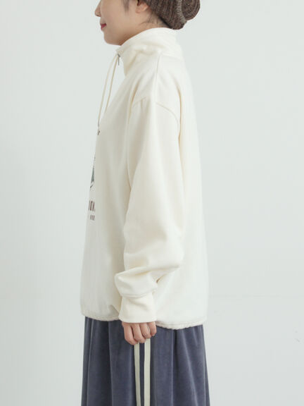 裏起毛ハーフジッププルオーバー（ネイビー/キナリ/ＴＯＰグレー）｜SM2（エスエムツー）通販